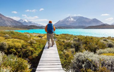 Patagonya dağlarında yürüyüş, Arjantin