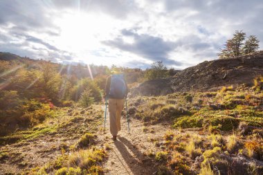 Patagonya dağlarında yürüyüş, Arjantin