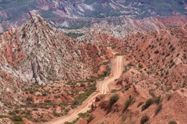 Efsanevi Ruta 40 Kuzey Arjantin, Güney Amerika 'da Cafayate yakınlarında