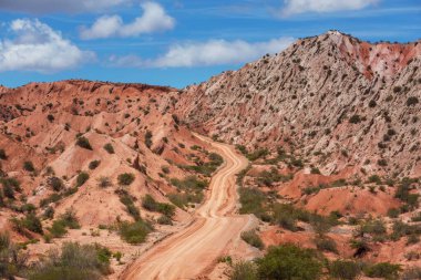 Efsanevi Ruta 40 Kuzey Arjantin, Güney Amerika 'da Cafayate yakınlarında