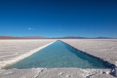 Jujuy Eyaleti, Arjantin 'deki tuzlu çöl.