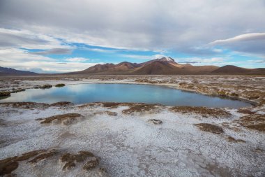 Atacama Çölü, Kuzey Şili 'deki güzel doğal manzaralar.