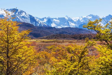 Dağlarda renkli sonbahar mevsimi