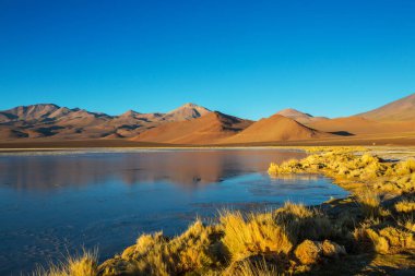 Atacama Çölü, Kuzey Şili 'deki güzel doğal manzaralar.