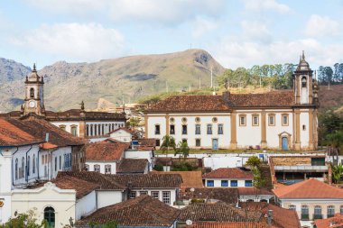 Ouro Preto 'daki Koloni Mimarisi, Minas Gerais, Brezilya