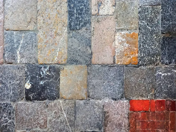 Colorful Abstract Old Stone Pavement Pattern — Zdjęcie stockowe