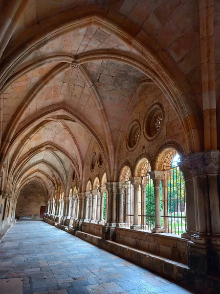 Архитектурные Детали Средневекового Католического Собора Святой Марии Таррагоне Каталония Испания — стоковое фото