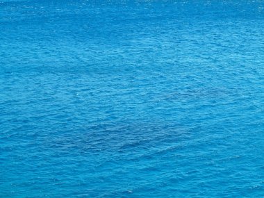 Spinalonga Kalesi harabelerinden deniz manzarası, eski cüzzamlı kolonisi, Girit, Yunanistan
