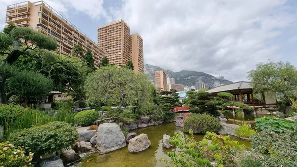 Japan garden Pricess Grace - park in Monaco, Europe