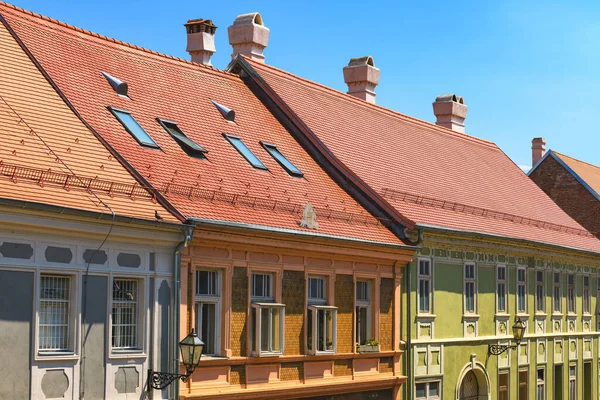 Petrovaradin Şehir Merkezi Tarihi Kent Sırbistan Voyvodina Eyaletindeki Novi Sad — Stok fotoğraf