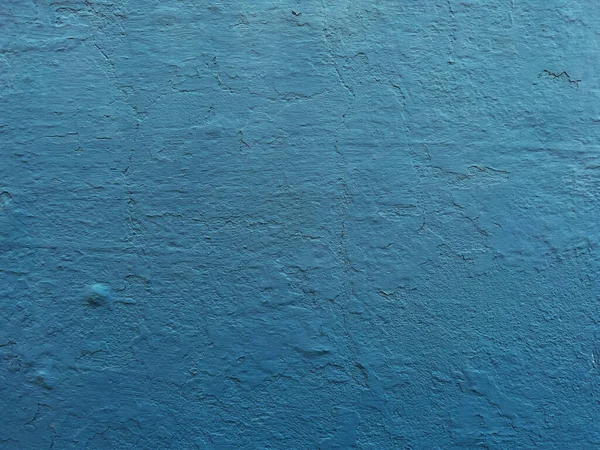 浅蓝色粉刷墙面作为背景和纹理 — 图库照片