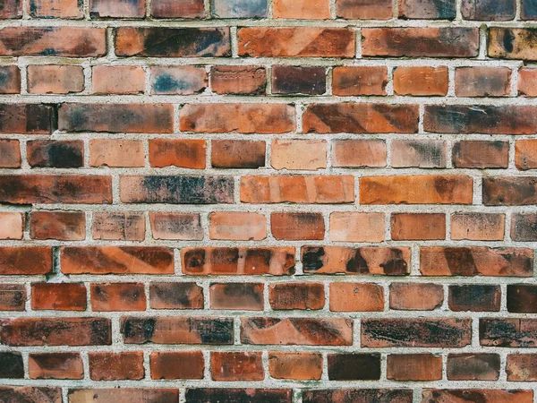 Brick Wall Pattern Halmstad Sweden Worn House Facade — Stock Photo, Image