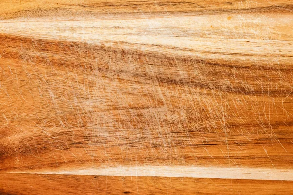 Worn Wooden Cutting Board Texture Background Top View — Stock Photo, Image