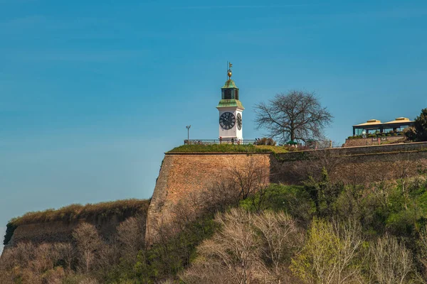 세르비아의 노비사드 2023 페트로 바르다 요새와 노비사드의 중요한 랜드마크 상징물중 — 스톡 사진
