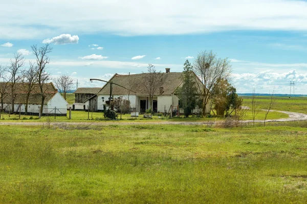 Typical Old Salas Vojvodina Traditional Type Property Pannonian Plain Region — Stock Photo, Image