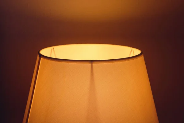Abstract Image Bedside Lamp Shade Light Selective Focus — Stock Photo, Image