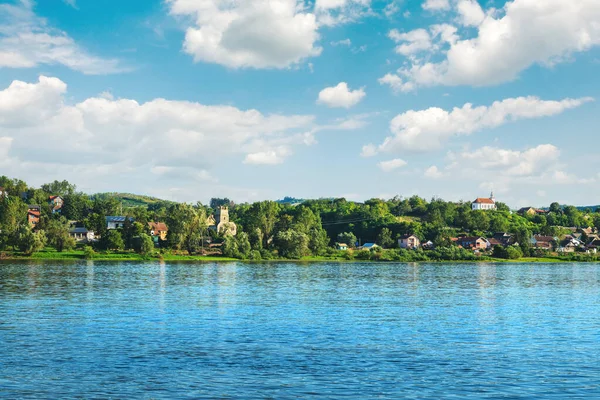 Banostor Village Serbia Vojvodina Province Right Riverbank Danube River Sunny — Stock Photo, Image