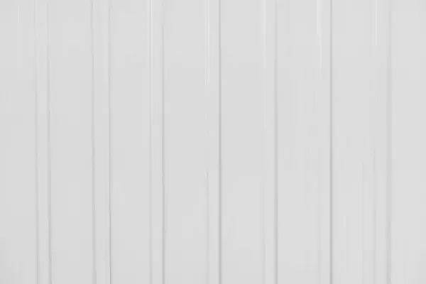 Texture White Corrugated Metal Sheet Used Wall Protection Background — Stock Photo, Image