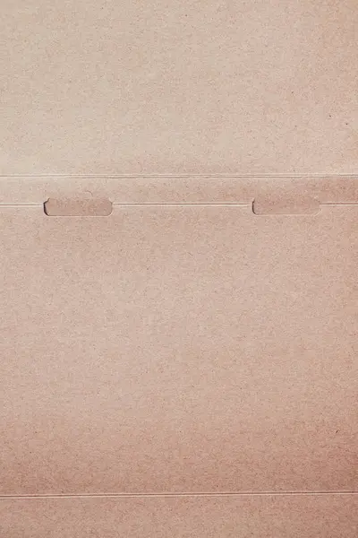 Unfolded Cardboard Box Package Background Top View — Stock Photo, Image