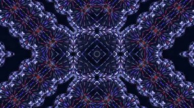 Sihirli kaleydoskopik arkaplan, renkli simetrik arkaplan deseni