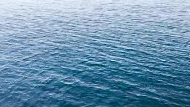 Superficie Agua Del Océano Azul Como Fondo — Vídeo de stock