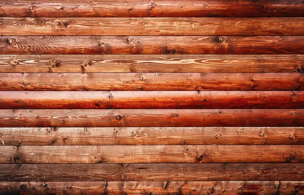 Wood log cabin wall as background, old wooden texture