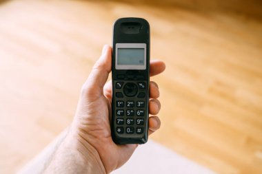 Kablosuz sabit hatlı erkek el telefon cihazı, seçici odaklanma