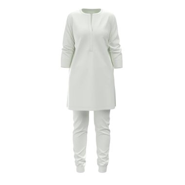 Kurta Pijama Kadınlar için Model. Hintli kadın Kurti elbise modeli. Pamuk Salwar Takım Elbisesi - Hint Pakistan Giysileri. 3d oluşturma