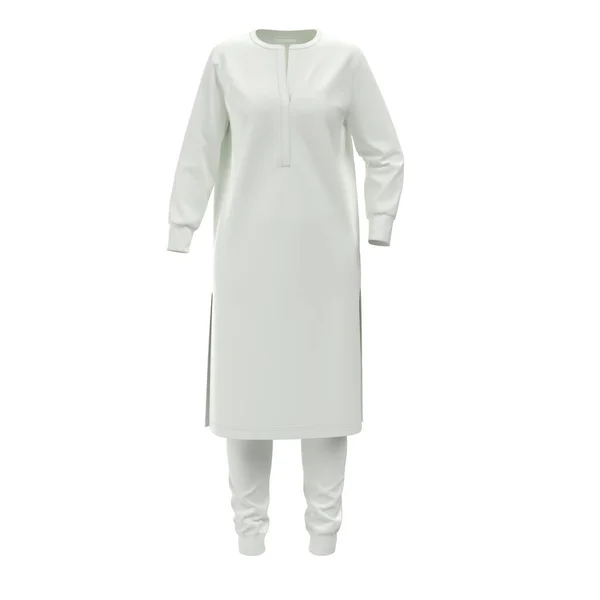 Kurta Pajama Vestido Maquete Para Mulheres Mulher Indiana Kurti Dress — Fotografia de Stock