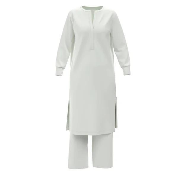 Kurta Pajama Dress Mockup Voor Vrouwen Indiase Vrouwen Kurti Dress — Stockfoto