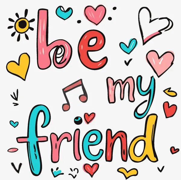 Renkli karalama stili harfler 