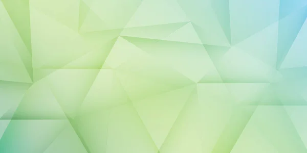 Светло Зелёный Синий Трехмерные Светящиеся Треугольники Геометрические Фигуры Абстрактный Футуристический — стоковый вектор