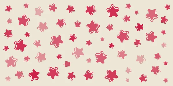 Ρετρό Στυλ Χριστούγεννα Ιστορικό Σχεδιασμός Banner Μοτίβο Από Πολλά Αστέρια — Διανυσματικό Αρχείο