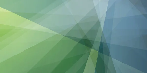 绿色和蓝色三维发光三角形半透明覆盖平面 几何形状模式 抽象的未来矢量背景 纹理设计 — 图库矢量图片