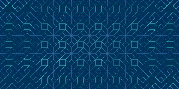 Dark Blue Minimalist Modern Style Transparent Line Art Rectangular Grid — Stock Vector