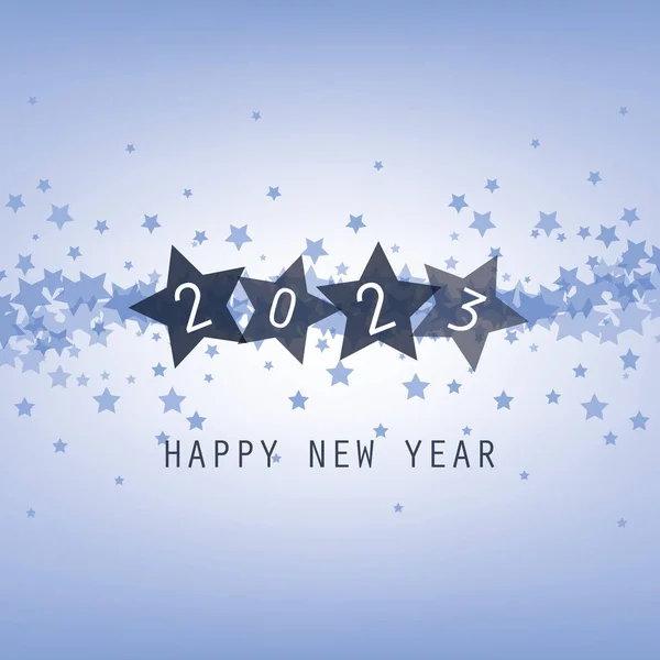 Best Wishes New Year Card Cover Background Design Vector Template — Stock Vector