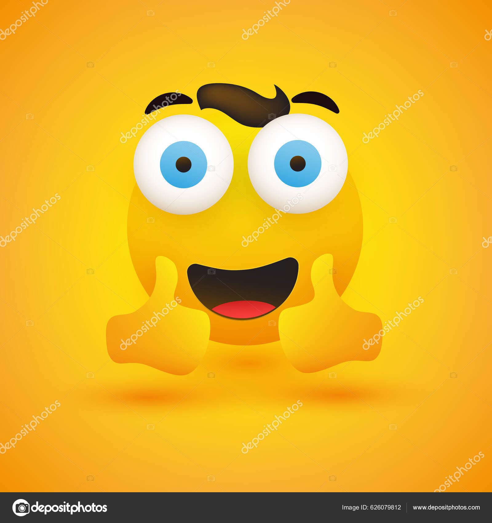 Emoji com óculos e cabelo