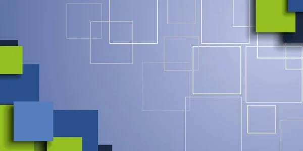 Blauer Und Grüner Retro Stil Hintergrund Cover Oder Präsentationsvorlage Kreatives — Stockvektor