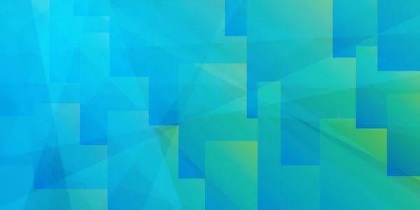 Simple Overlapping Rectangular Frames Various Sizes Colored Shades Green Blue — Stockvektor