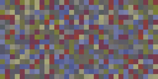 Patrón Superficie Pixelada Colorido Oscuro Abstracto Con Colores Aleatorios Cuadrados — Vector de stock