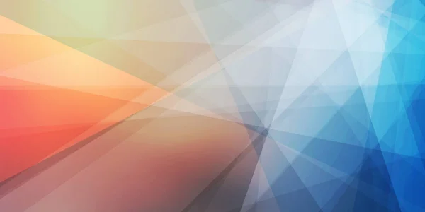 Цветной Трехмерный Современный Треугольник Форме Треугольника Прозрачными Накладывающимися Плоскостями Геометрические — стоковый вектор