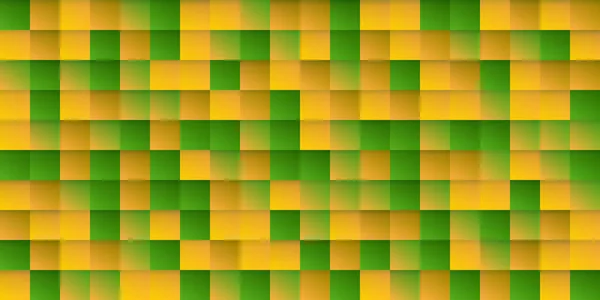 Absztrakt Színes Pixelezett Felületi Minta Véletlenszerű Színű Sárga Barna Zöld — Stock Vector
