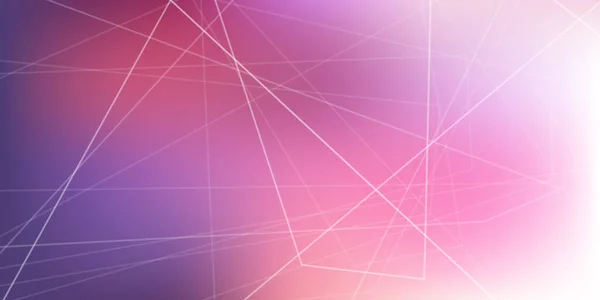カラフルなモダンスタイル三角形形状幾何学線パターンオンアブストラクト未来的ブルーグラデーションベクトル背景 紫とピンクと白のテクスチャ マルチ目的デザインテンプレート — ストックベクタ