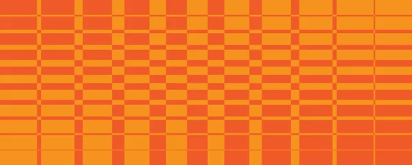 Patrón Cuadrados Naranja Abstracto Textura Cuadros Sobre Fondo Rojo Elemento — Vector de stock
