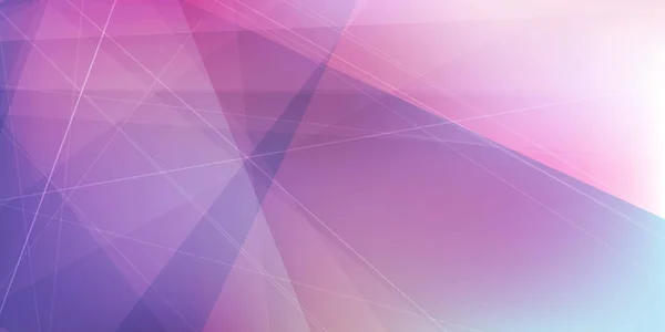 紫の近代的なスタイルの三角形の形をした半透明の重ね合わせ面 幾何学的な形状パターン 壊れたガラス効果 アブストラクト未来的ワイドスケールベクトル背景 テクスチャデザインテンプレート — ストックベクタ