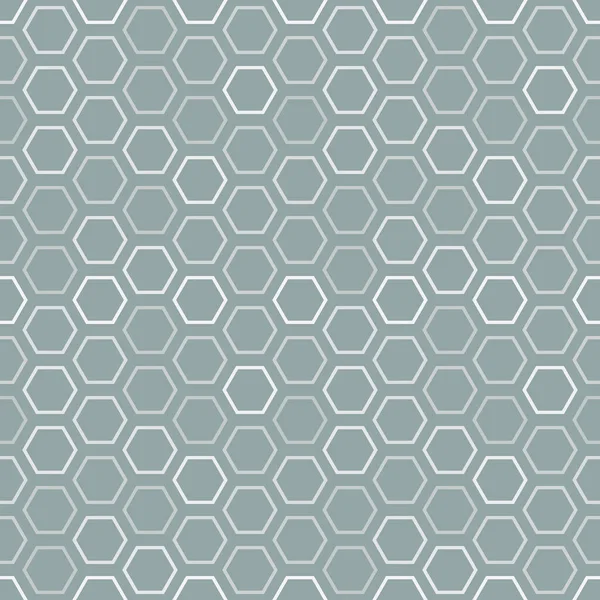Blue Grey Wallpaper Background Cover Design Your Business Hexagonal Grid — Stock Vector