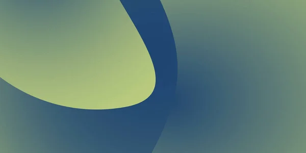 Abstraktes Geometrisches Grün Farbiger Farbverlauf Hintergrund Große Lit Zentrierte Kurve — Stockvektor