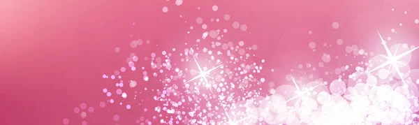Шаблон Дизайна Баннера Размытым Цветовым Фоном Розовый Белый Цвета Широкомасштабный — стоковый вектор