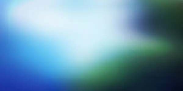 Barevný Abstraktní Rozmazaný Obraz Modré Zelené Měkké Světelné Přechody Široká — Stockový vektor