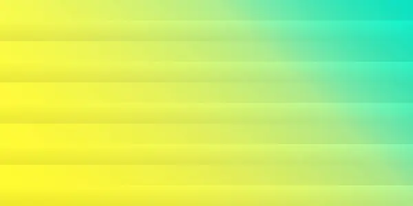 Rayas Horizontales Líneas Gruesas Brillantes Translúcidas Coloreadas Tonos Amarillo Turquesa — Vector de stock